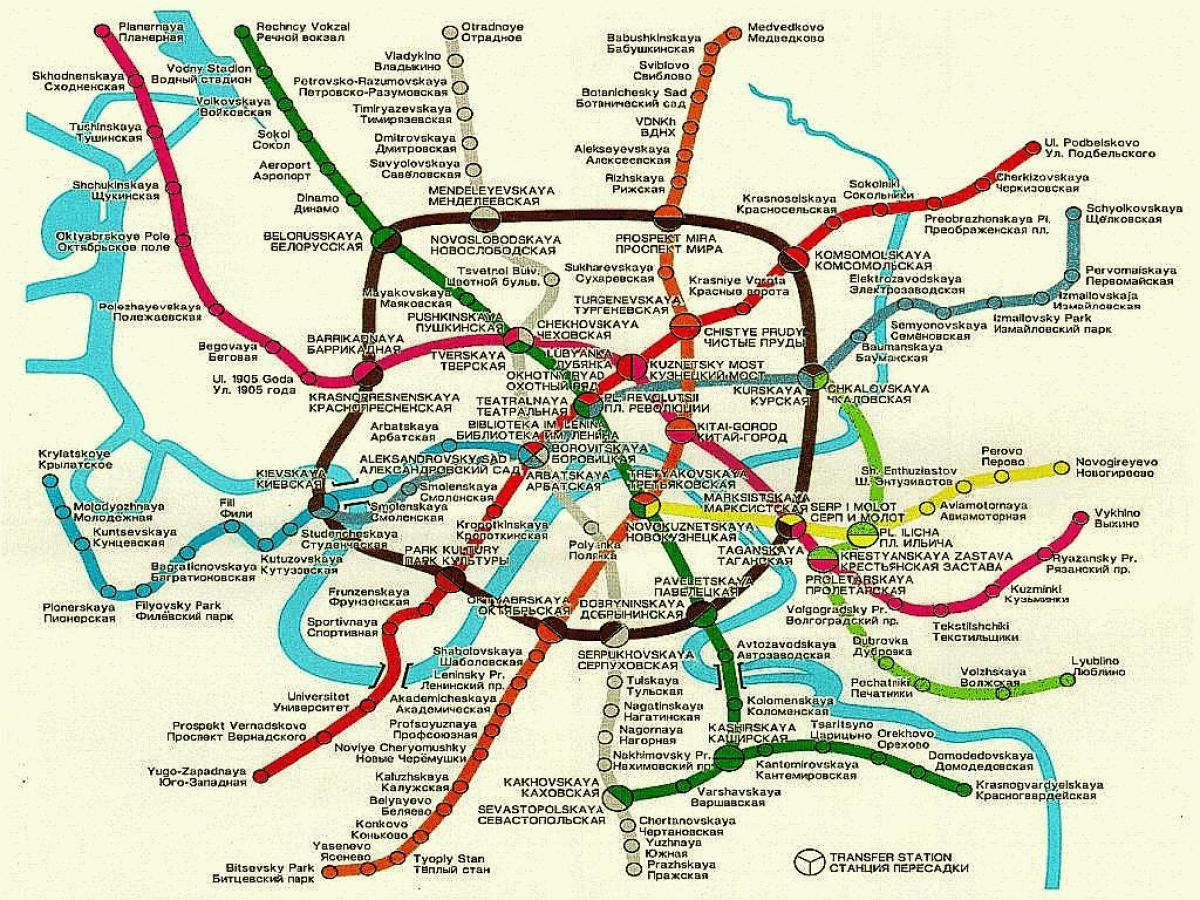 Moskwa Dworzec mapa