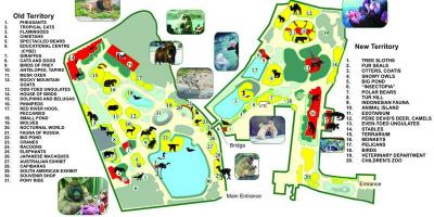 Mapa Moskiewskiego zoo