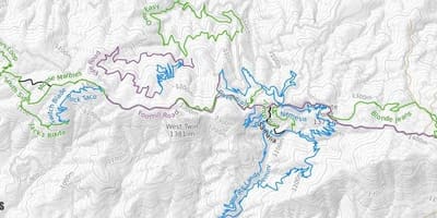 Mapa Moskiewskiej górskiej ścieżce