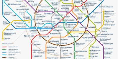 Mapa Moskwy tramwaj