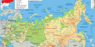Rosja Moskwa mapa
