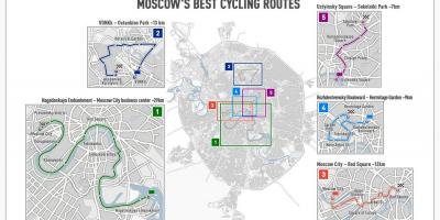 Moskwa rowerowa mapie